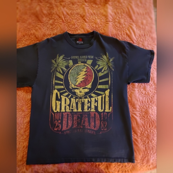 Grateful Dead Montego Bay rasta T-shirt - Picture 1 of 3